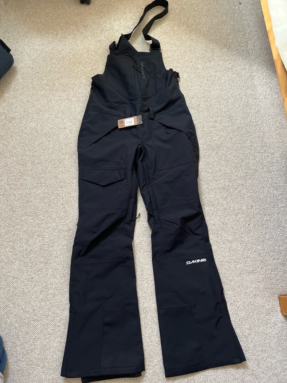 Dakine Black reach bibs 20k waterproofing